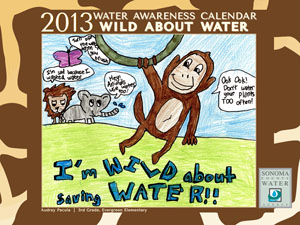 2013 Water Awareness Calendar cover