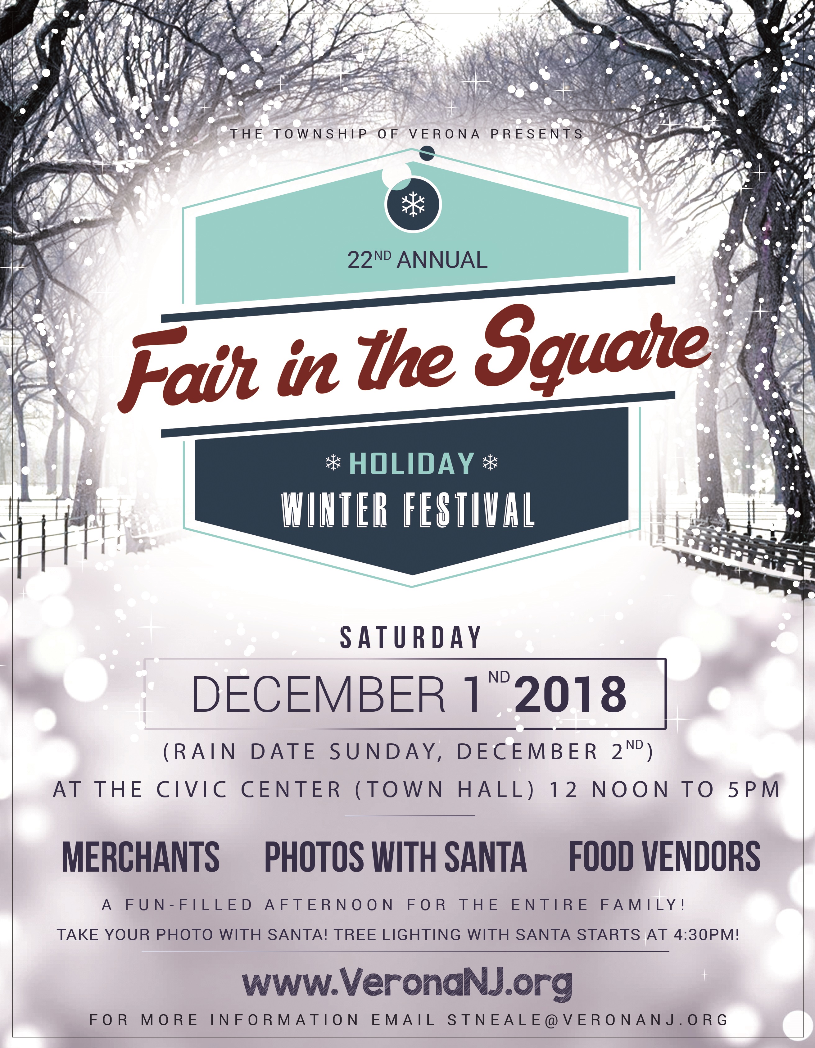 The Township of Verona New Jersey Community Event Flyers