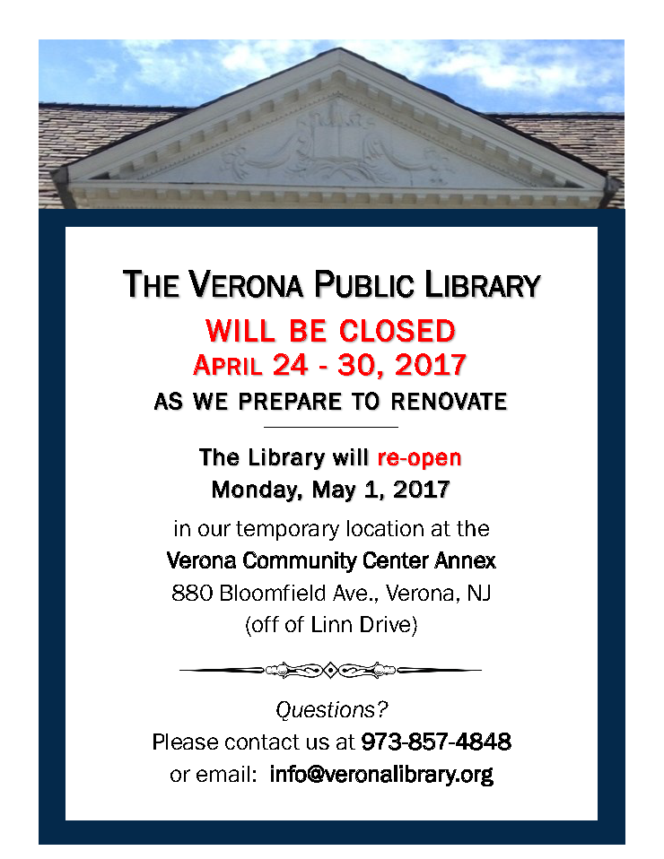 The Township of Verona New Jersey Home Page